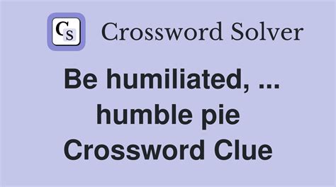 humiliate crossword clue